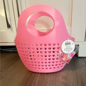 Target pink Valentines Day basket with charms new